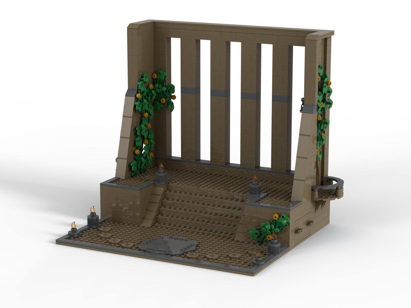 Yavin 4 Temple, Grand Audience Chamber, minifig display stand