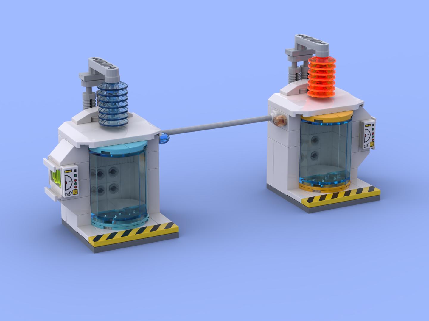 Experimental teleportation chamber