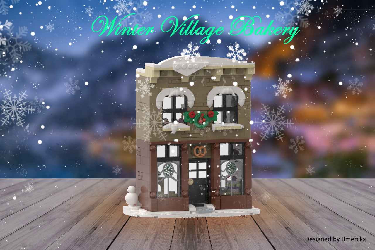 Winter Village Bakery MOC
