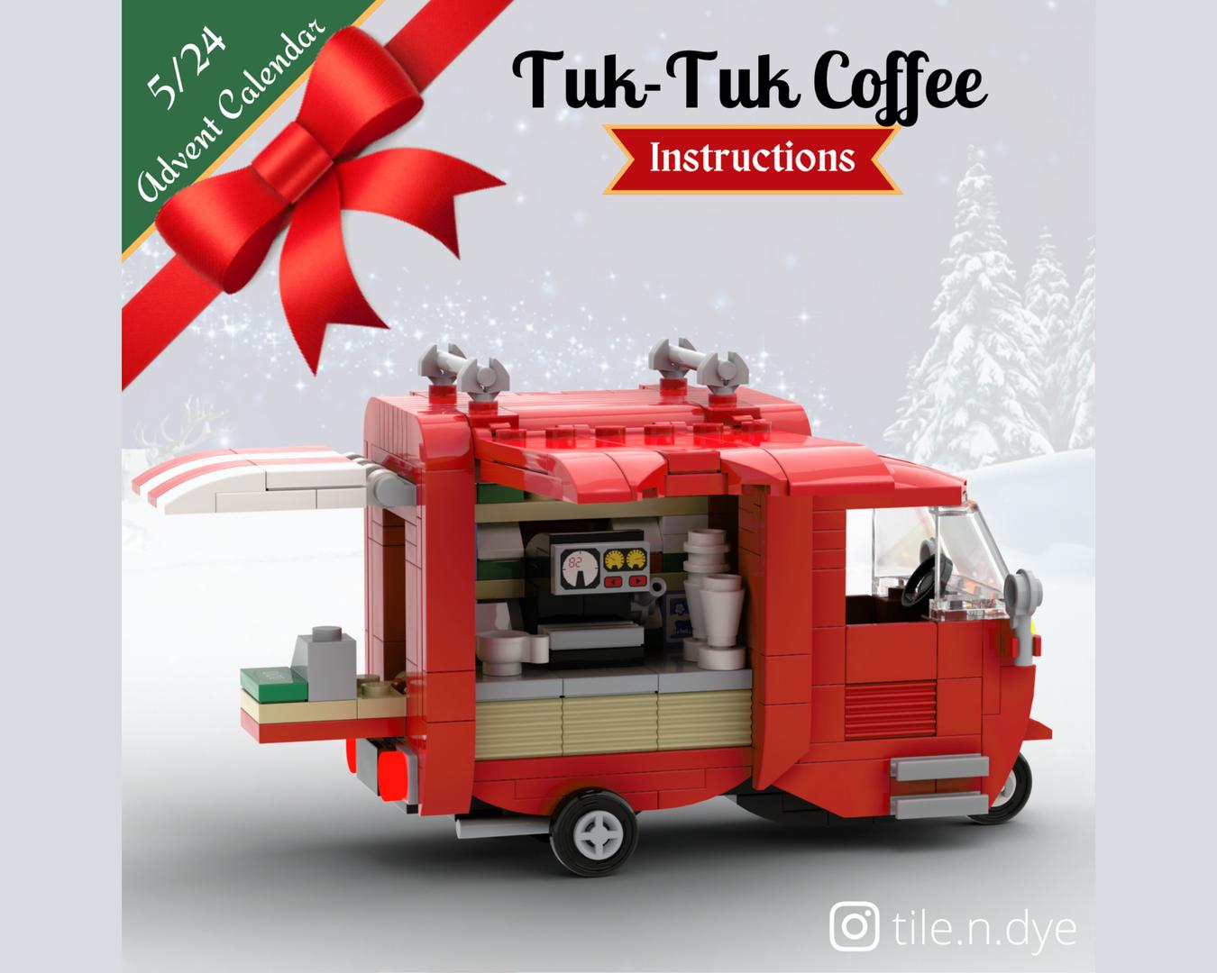 Tuk-Tuk Coffee - LEGO CHRISTMAS MOC