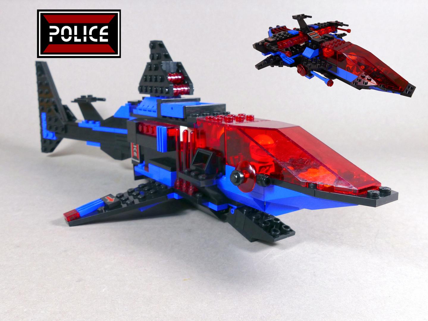 6781 Space Police Shark - SP STRIKER Alternate Build
