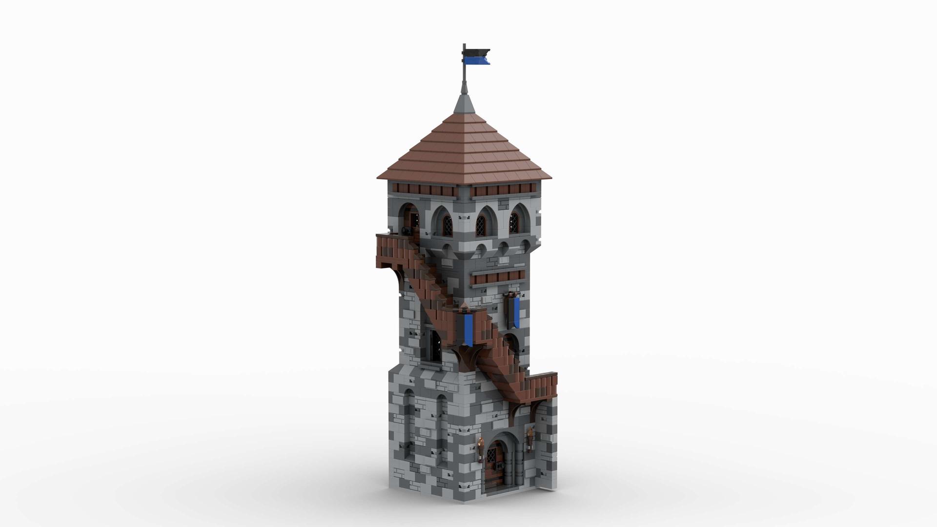 H08 Owl Tower for my medieval castle