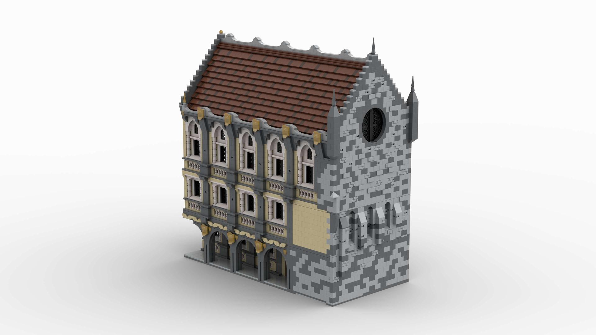 H23 Main Palace with servants quarters, kitchen, royal apartment and throne room