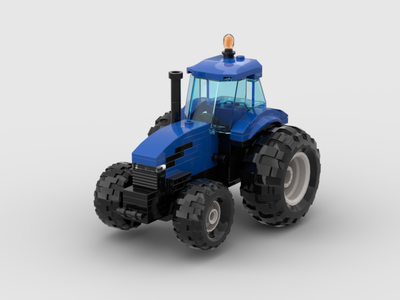Modern tractor inspired by New Holland