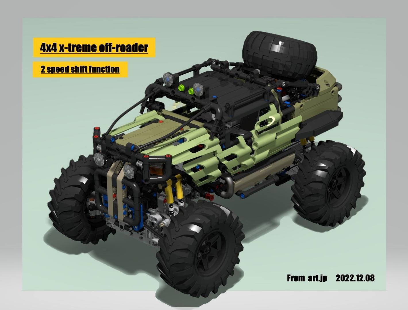 4x4 x-treme off-roader【ver.3.0_2speed shift function】