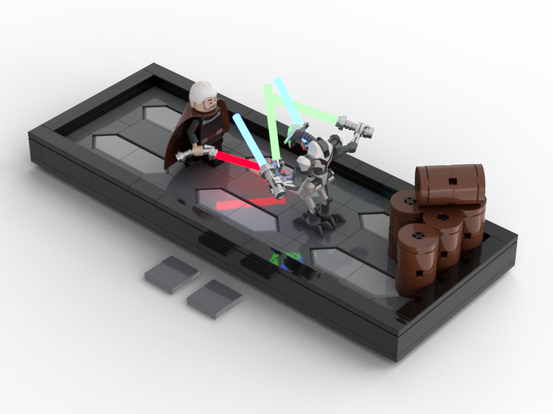 Count Dooku trains General Grievous