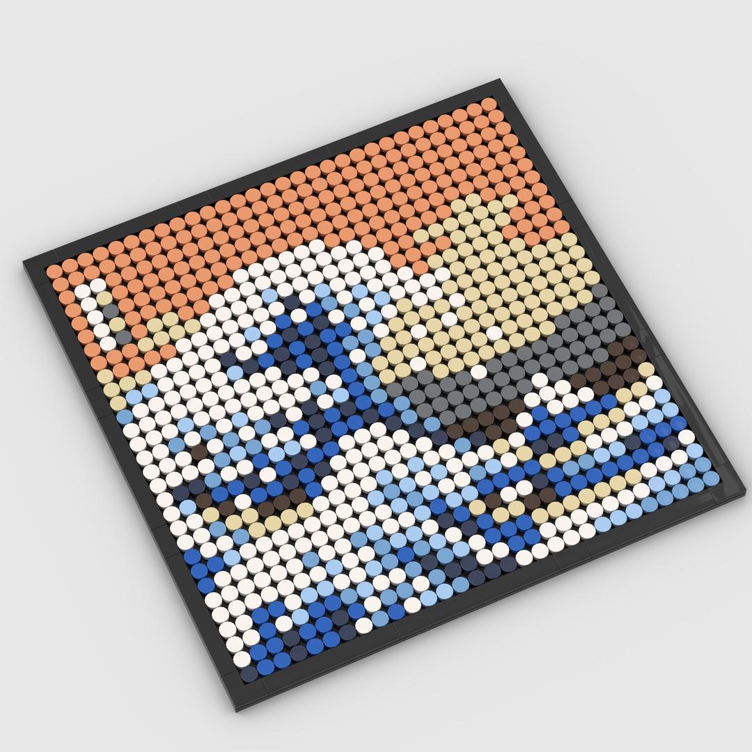 MOSAIC-001-The Great Wave of Kanagawa