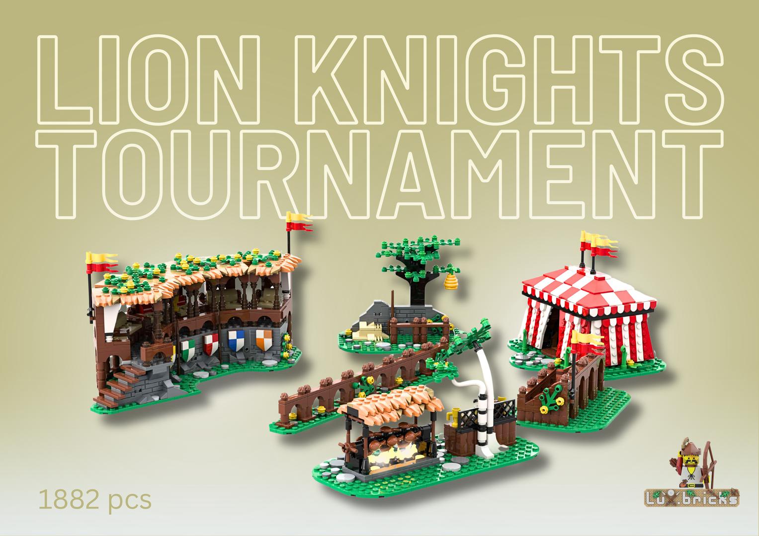 Lion Knights' Tournament (addition to 10305 - "Lion Knights' Castle)