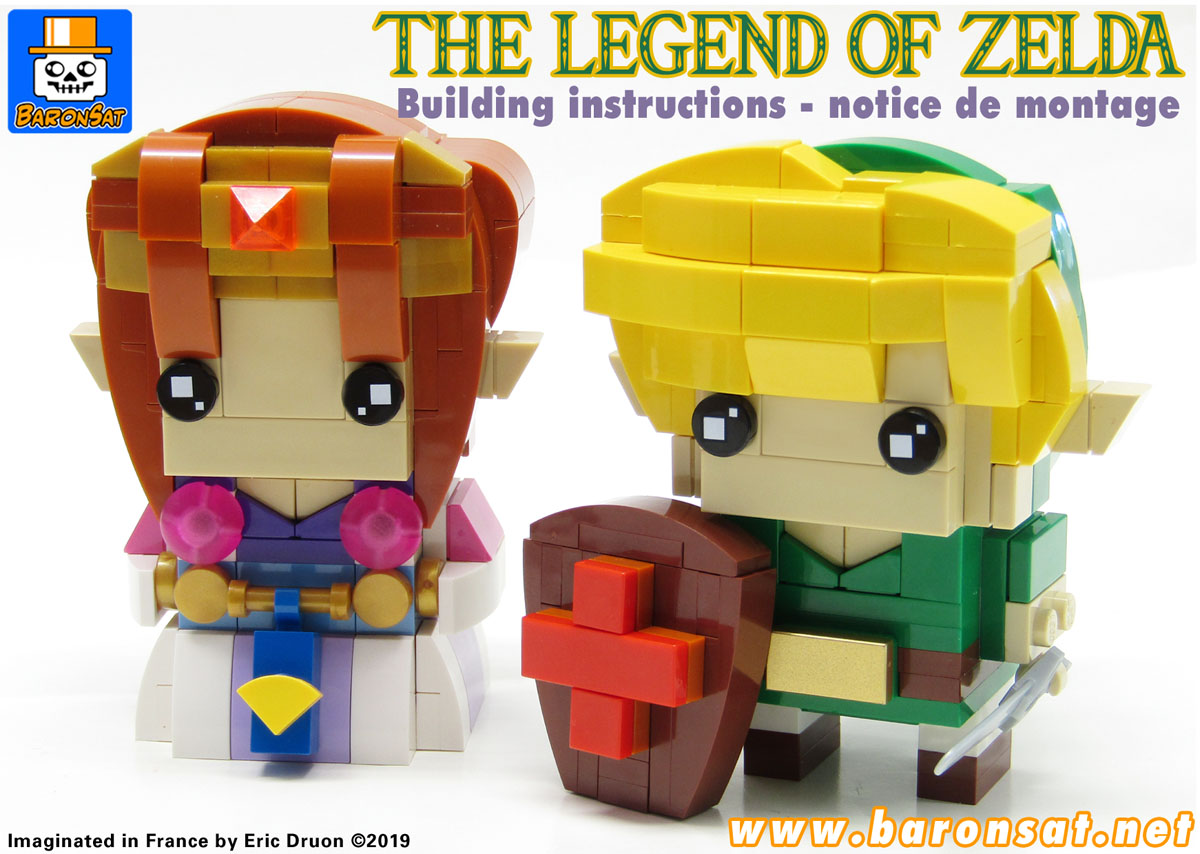 RB Link &amp; Zelda Brickheadz