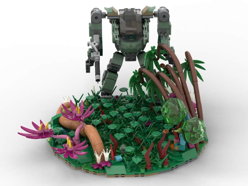 Avatar Na'vi vs AMP Suit (75571 Upgrade)