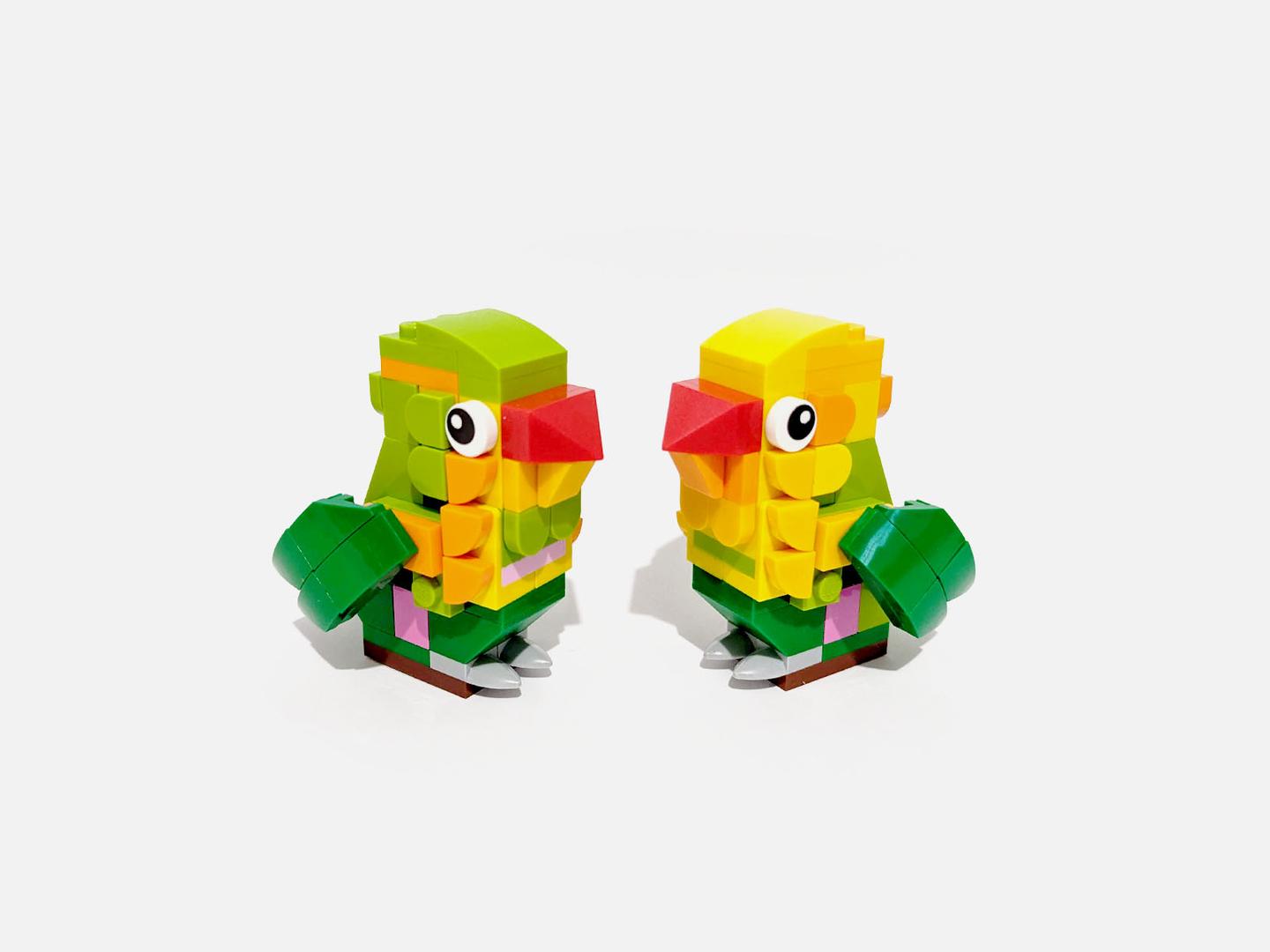 Smaller Valentine Lovebirds