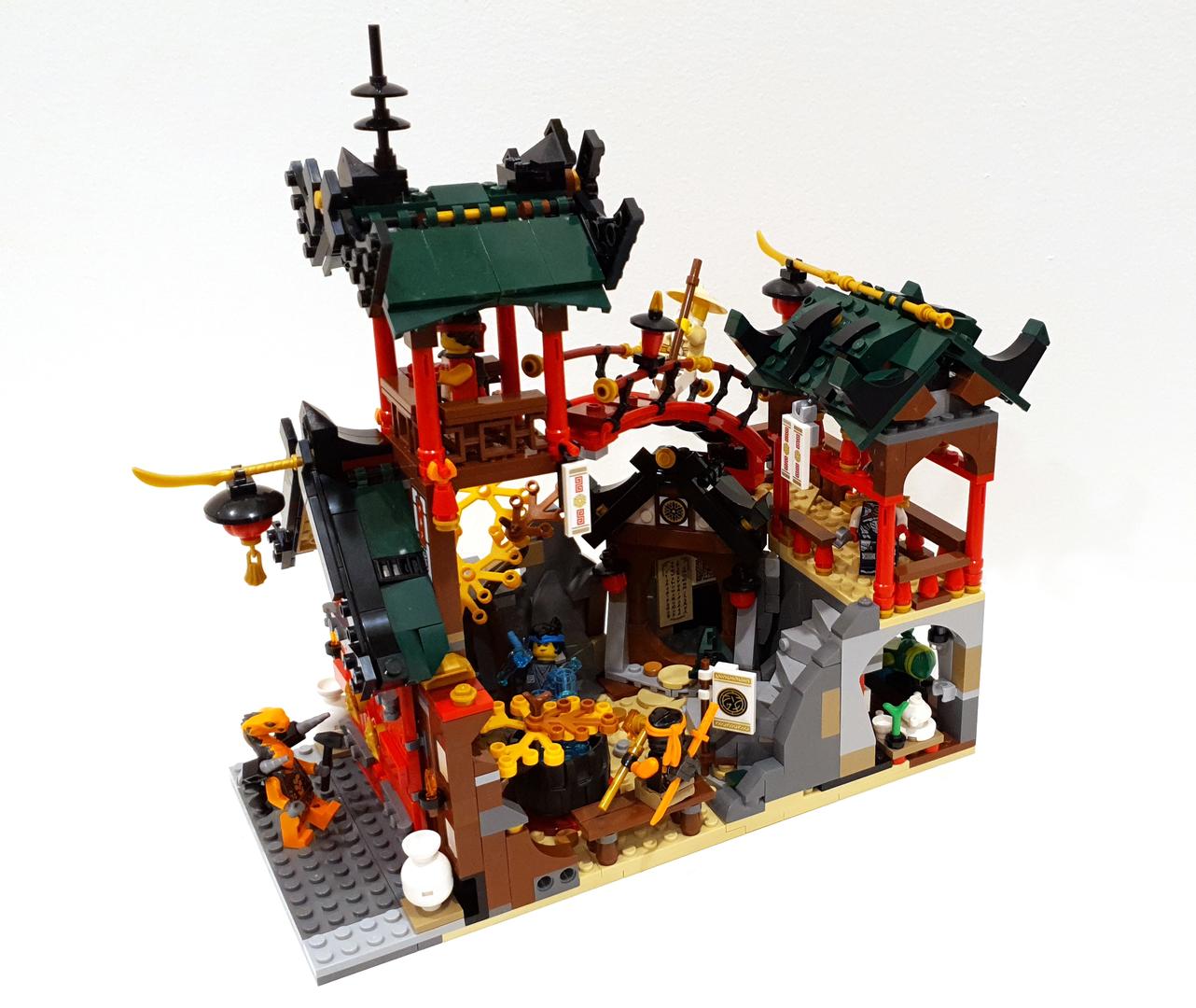 Dojo Temple Courtyard