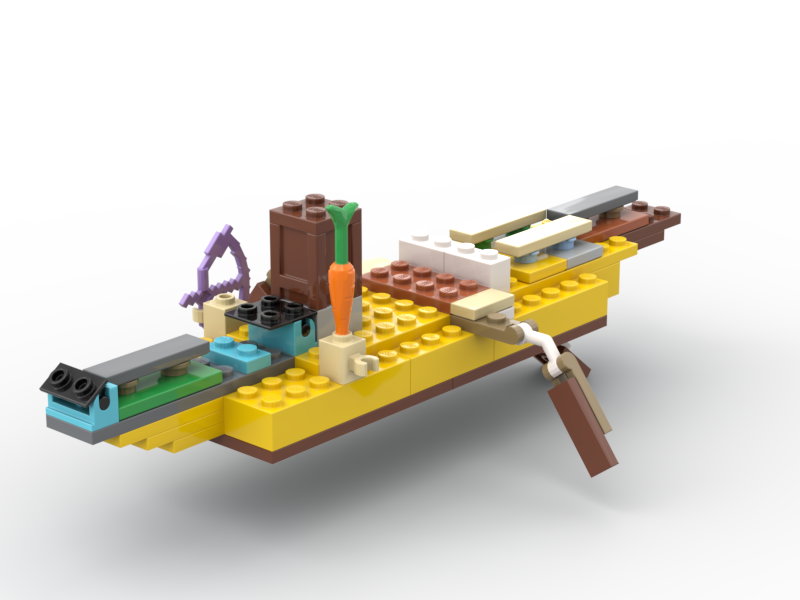 21171 Viking ship alternate build