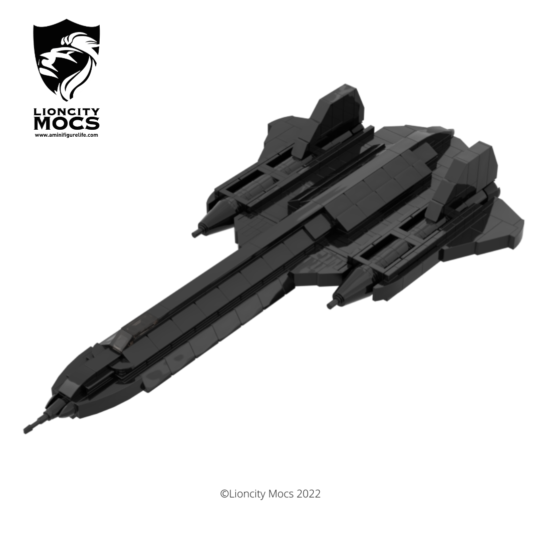 SR-71 Blackbird Mini Aircraft Moc