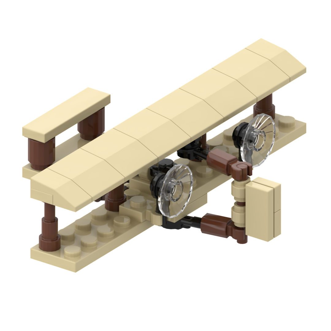 Wright Flyer (1:110 scale - as Saturn V)