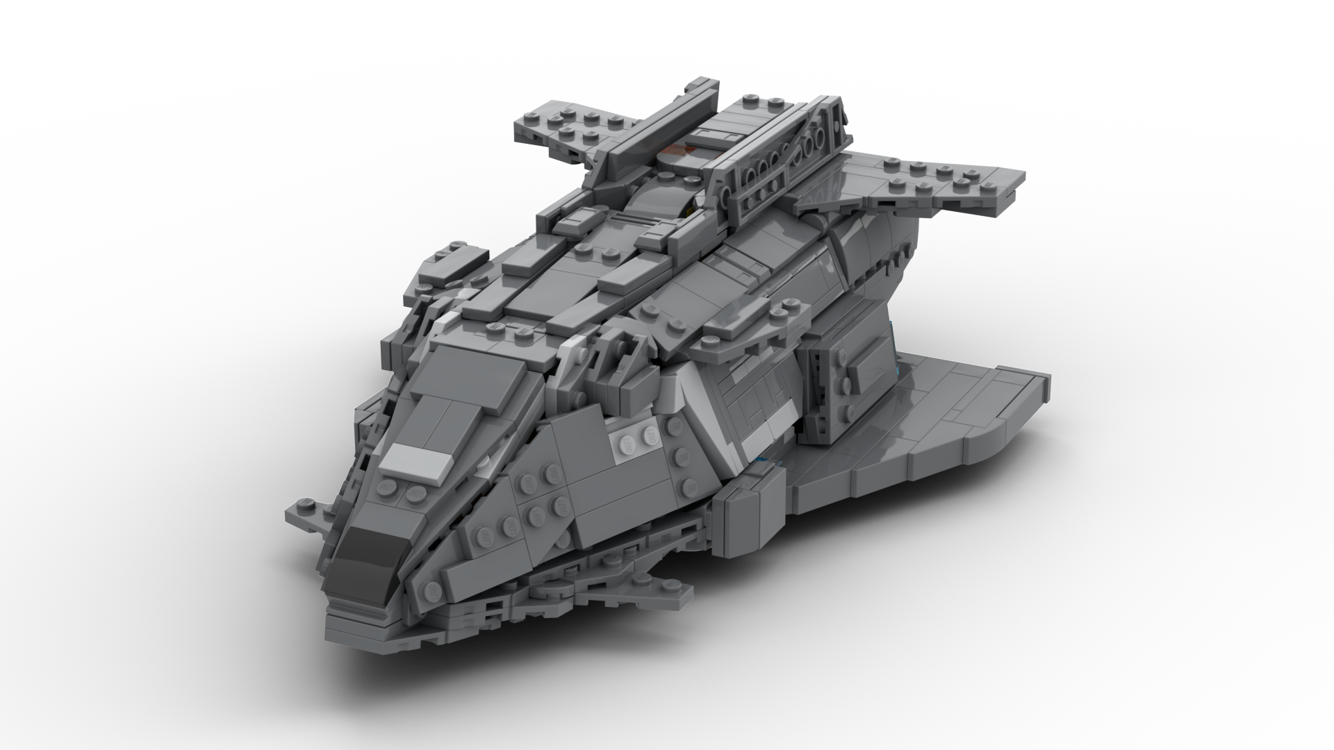 Federal Gunship (1:300 scale)