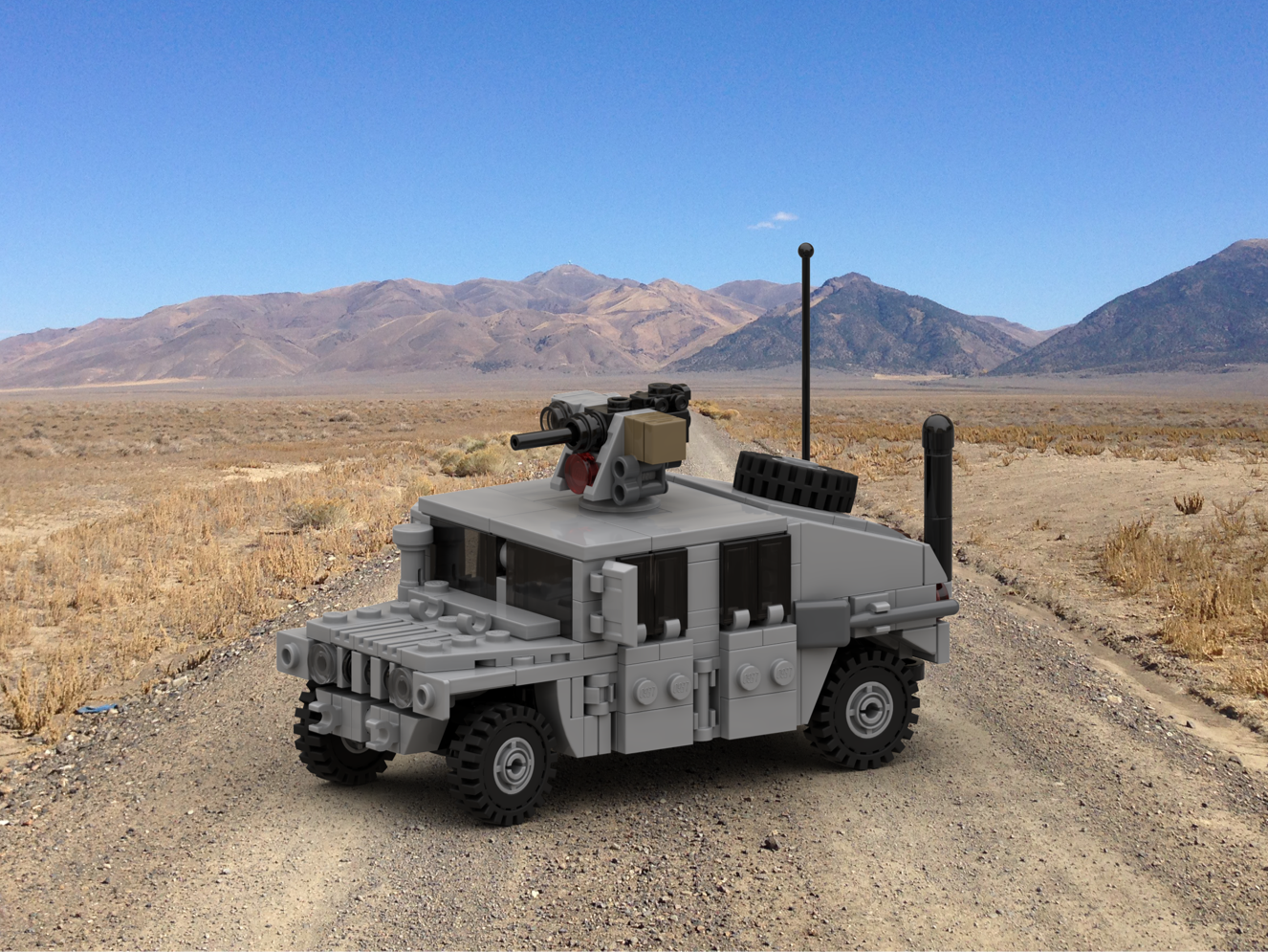 Humvee with CROWS (Light Bluish Gray)