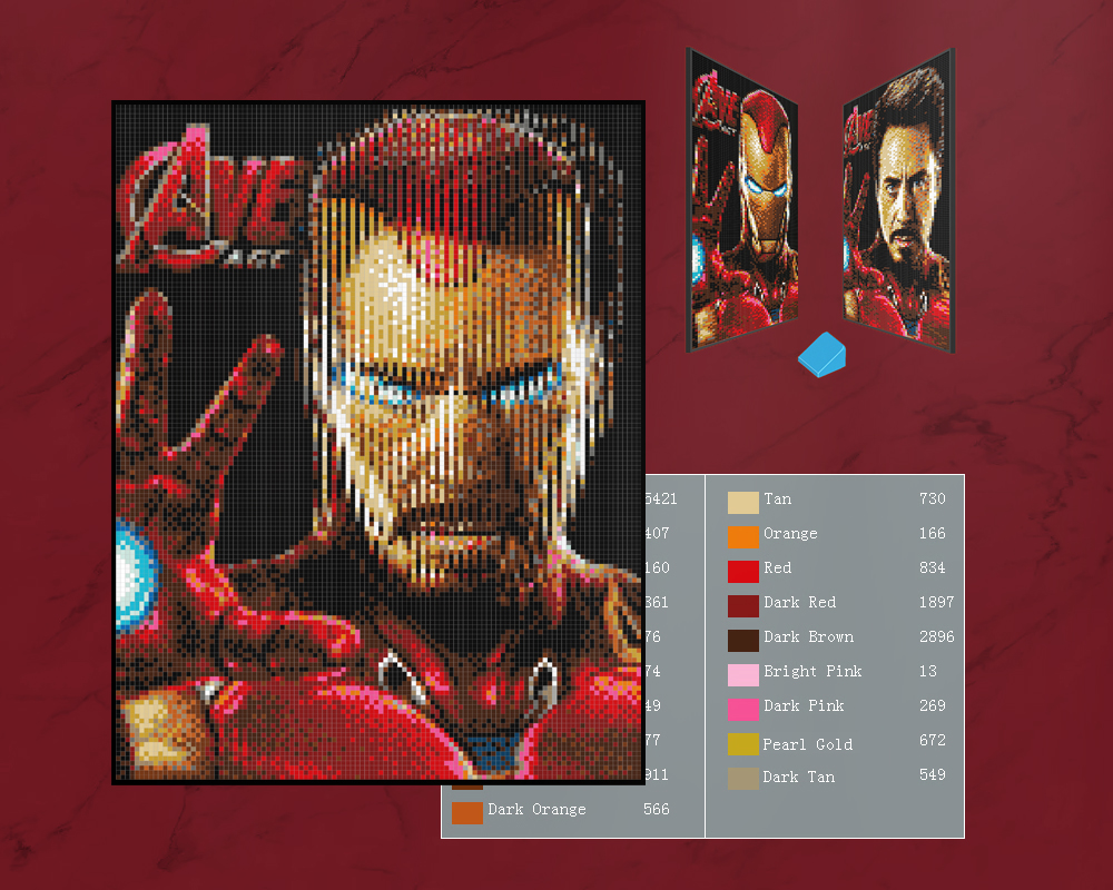 iron man face changing