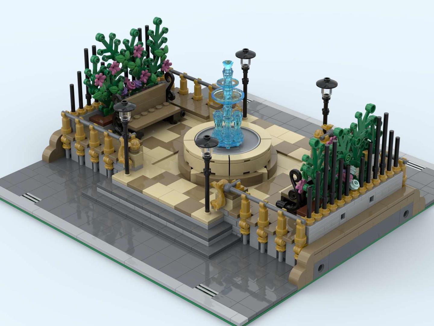 Modular Fountain square