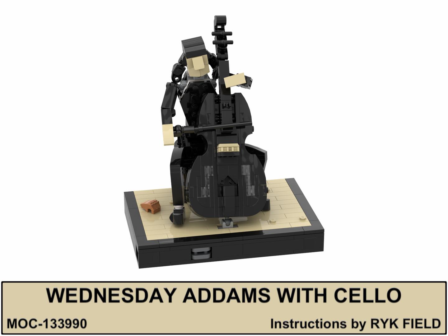 Wednesday Addams with Cello