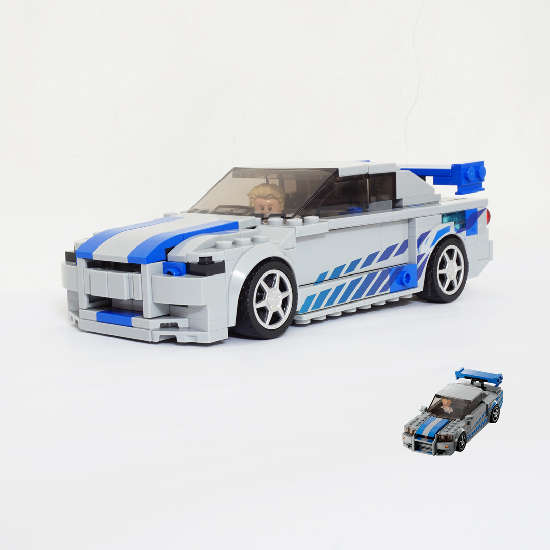 [Free] 76917 Nissan R34 Skyline GT-R alternate build