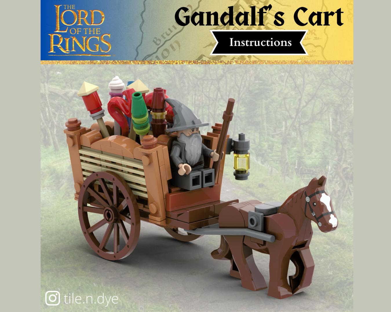 Gandalf's Cart - LEGO LORD OF THE RINGS MOC