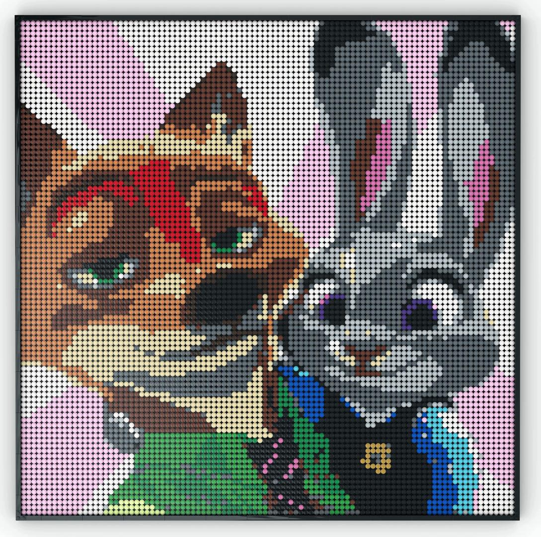 Zoomania / Zootopia Mosaic, Version A