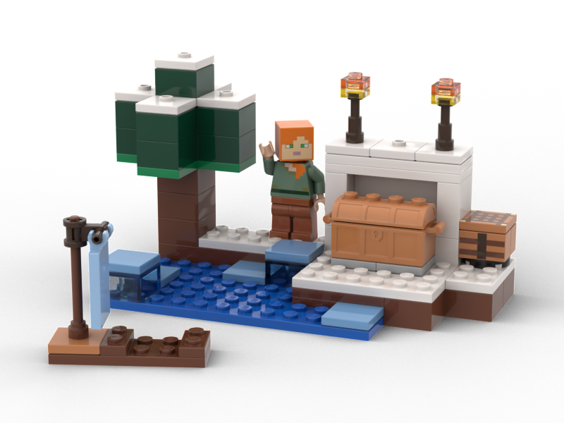 Minecraft Fishing Outpost &amp; Fishing Boat