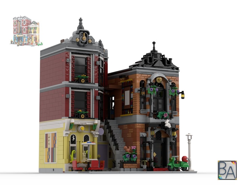 Downtown Magic Shop - Alternate Design of Set 10312 alternate build