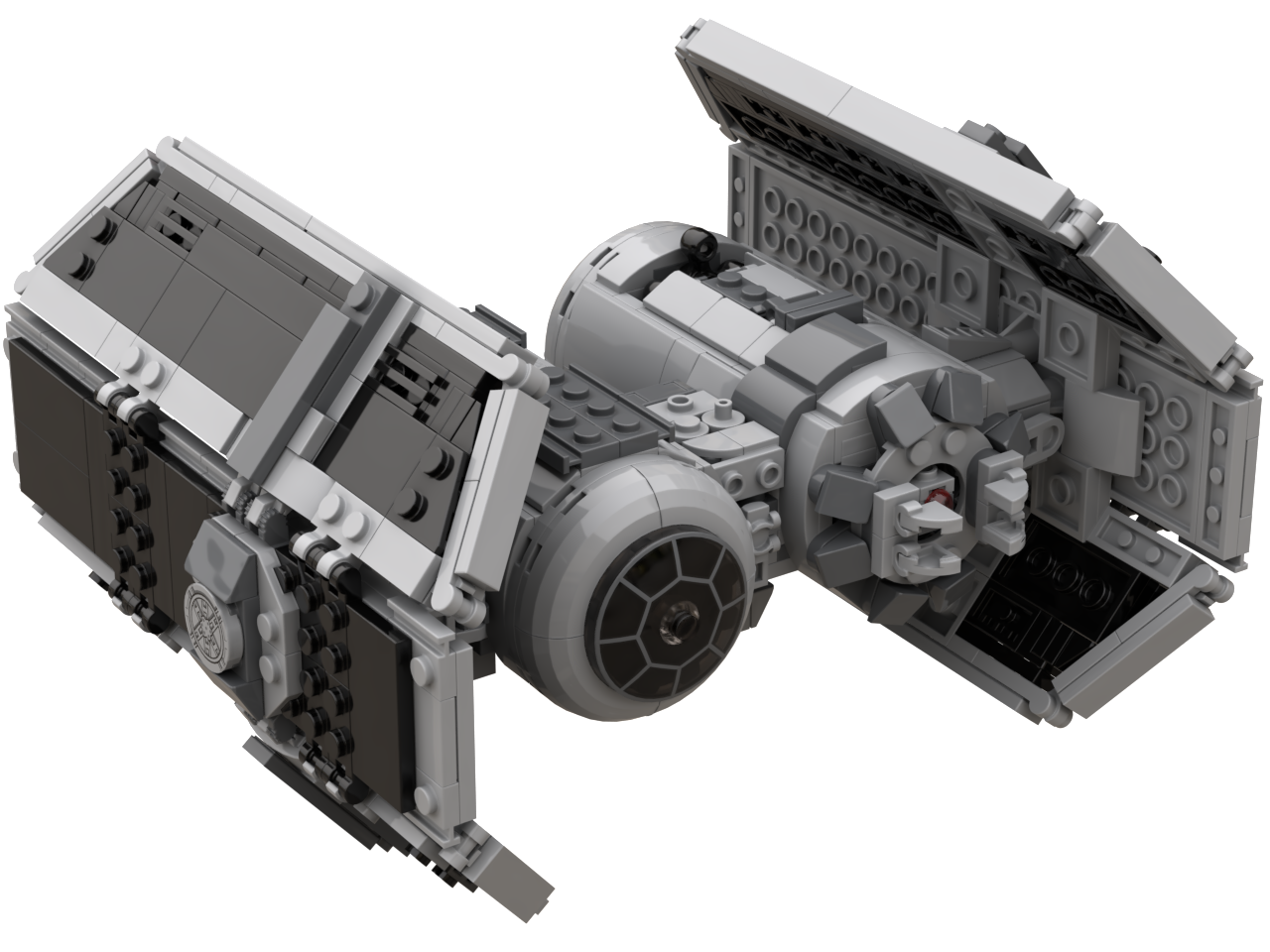TIE Bomber With Bombing and Shooting Function