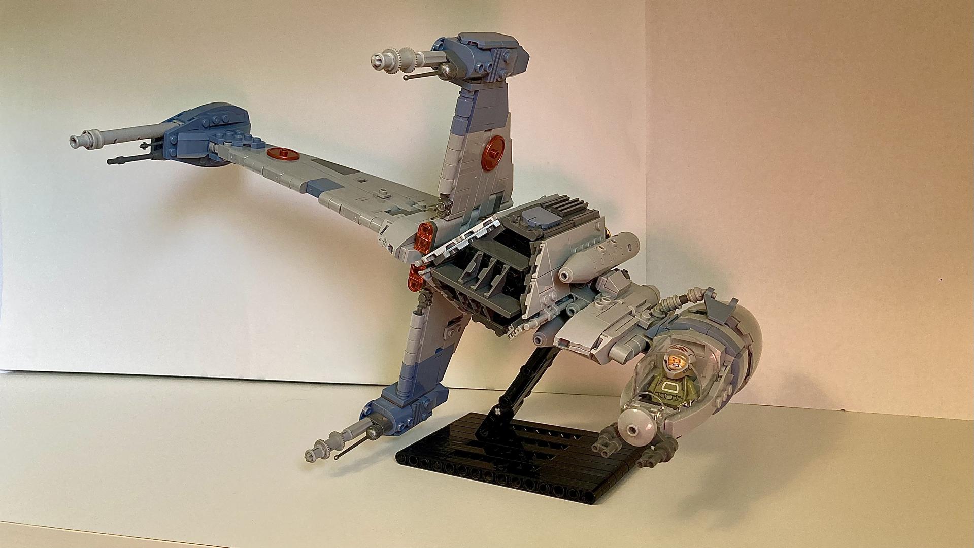 B-wing Starfighter with Stand