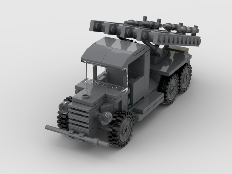 katyusha rocket launcher on ZIS-6 truck