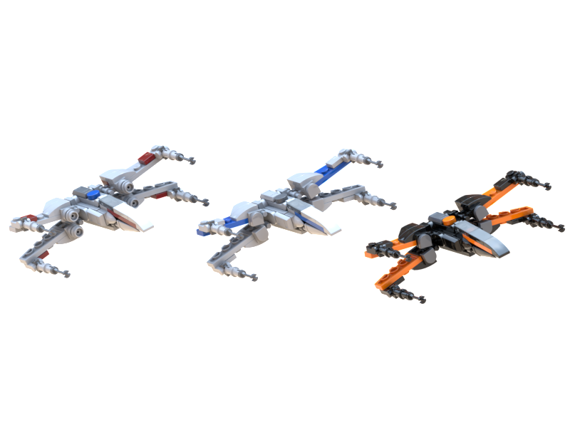 Micro X-Wings: T-65, T-70