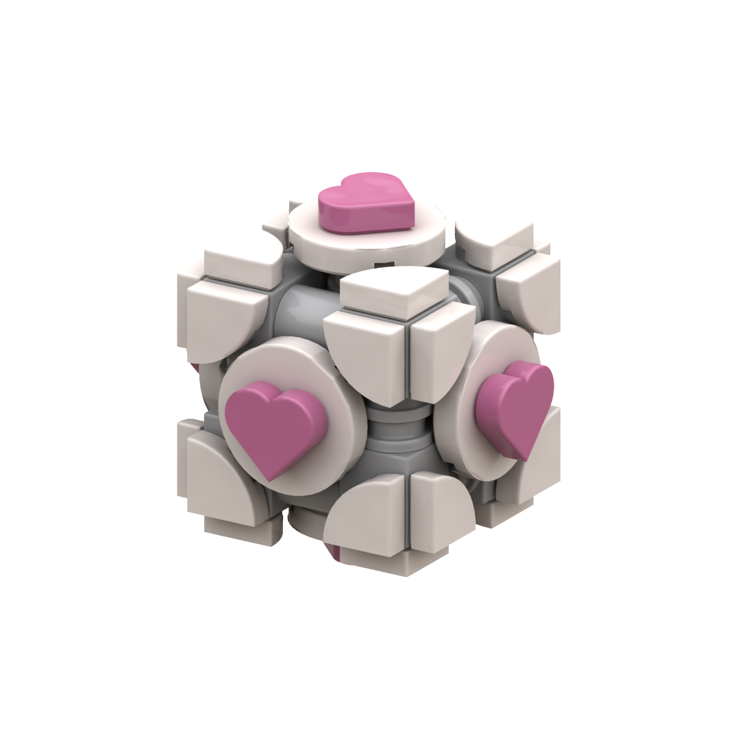 Companion Cube - Valentine's Day