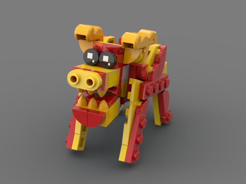 lion dance pig alternate build