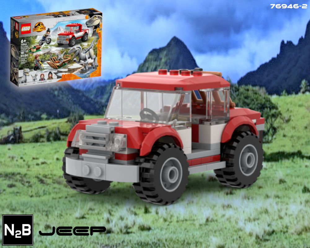 Jeep - Lego 76946 alternate build 2 alternate build
