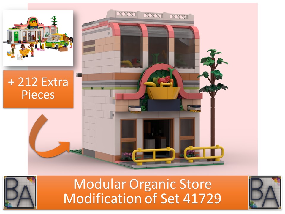 Modular Organic Store - Modification of Set 41729