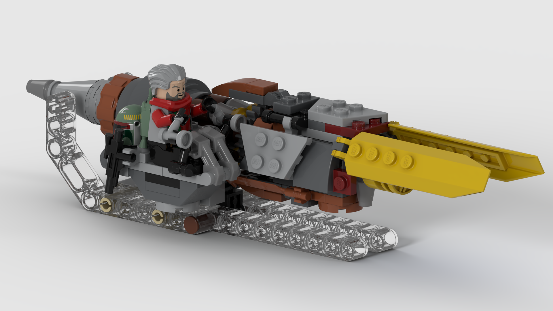 Cobb Vanth's Speeder Bike MOC - Alternate Build alternate build