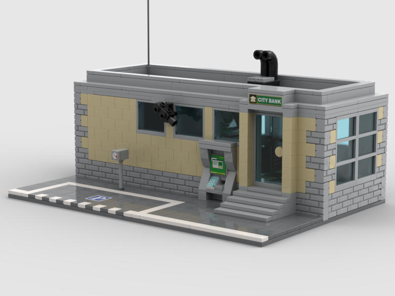 Small local bank office