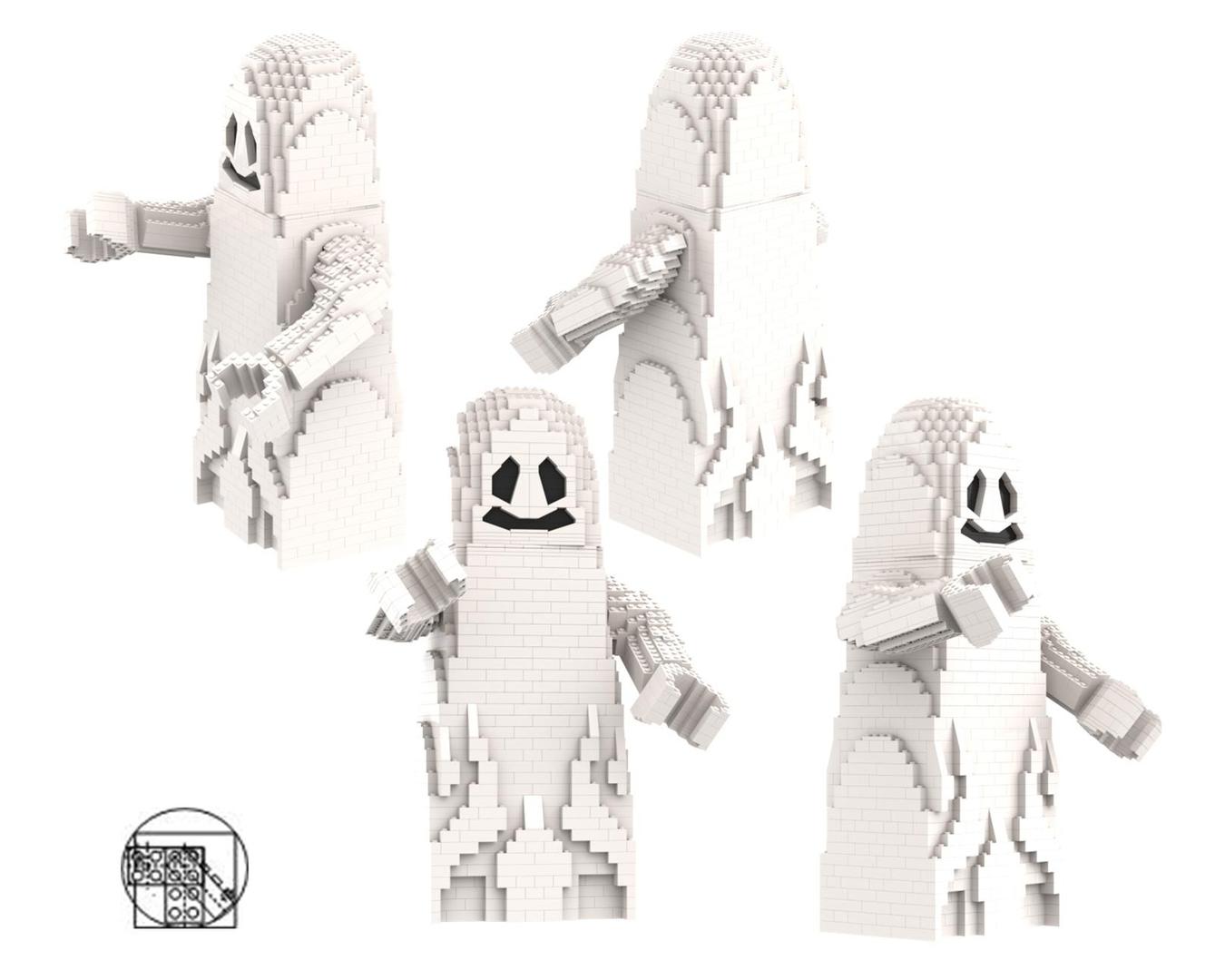 Maxi figure white gost