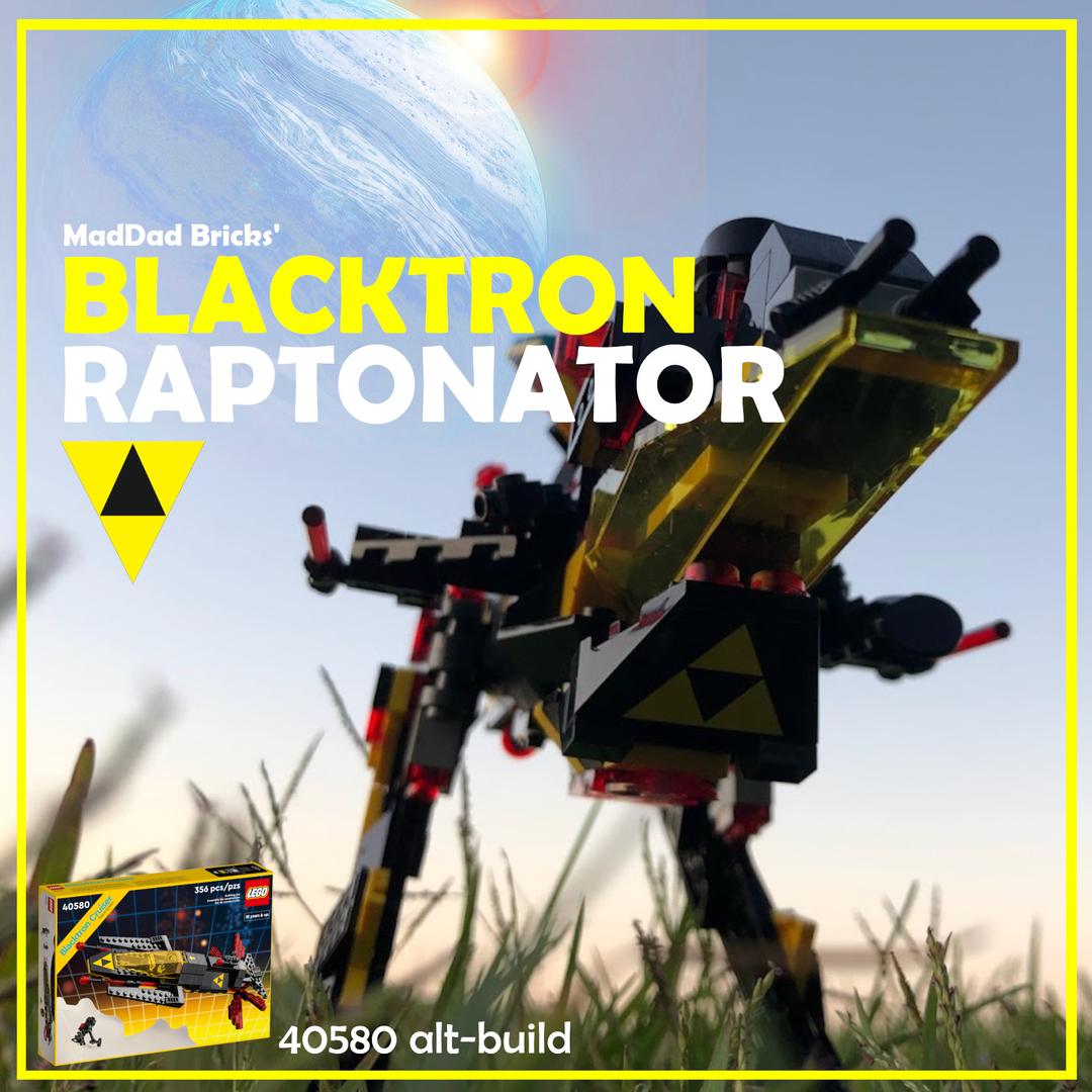 Blacktron RL-40580 RAPTONATOR alternate build