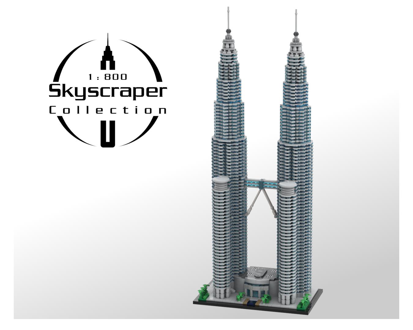 Petronas Towers 1:800 Scale