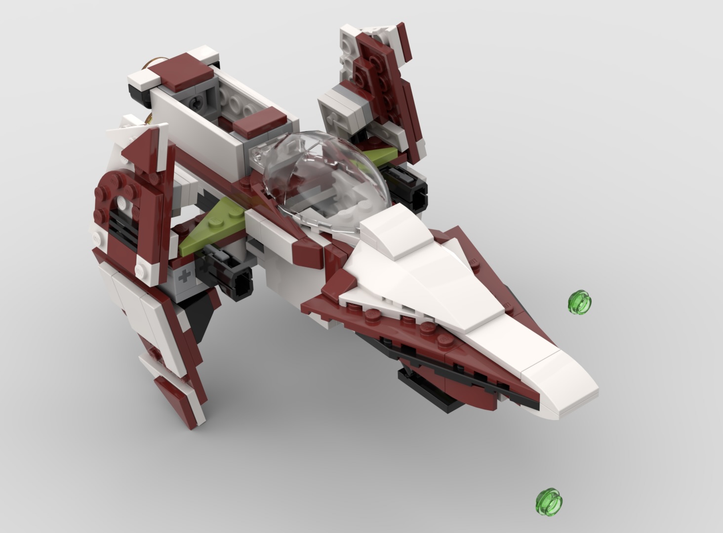 Obi-Wan Kenobi's V-Wing Starfighter (75333 Alternate Build) alternate build