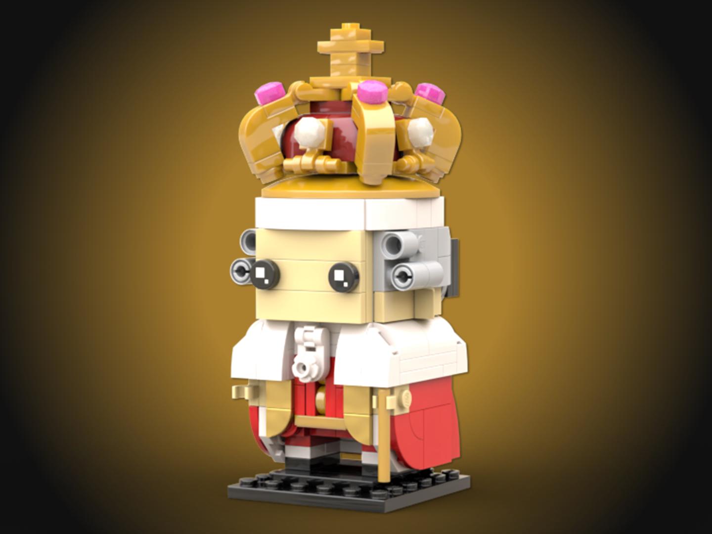 King George III Brickheadz (From Hamilton)