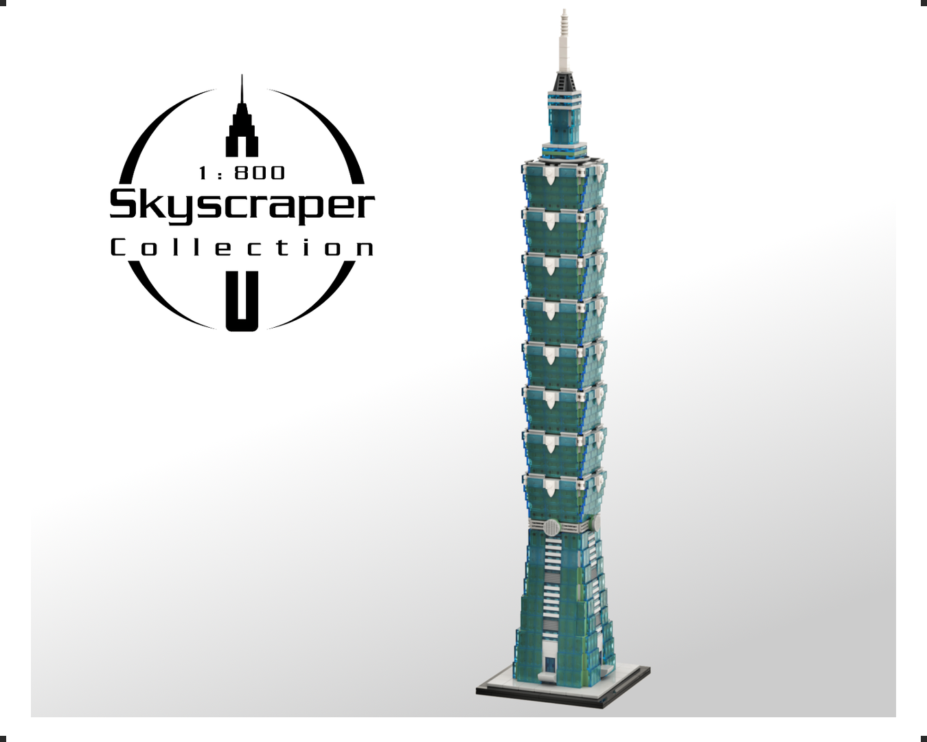 Taipei 101 1:800 Scale