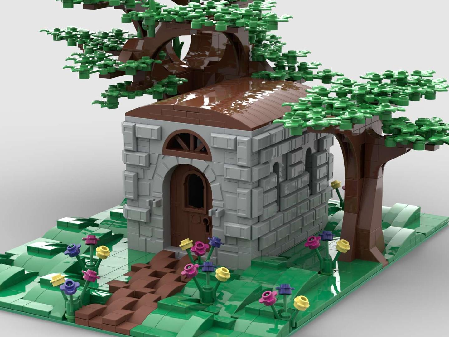 small medieval house