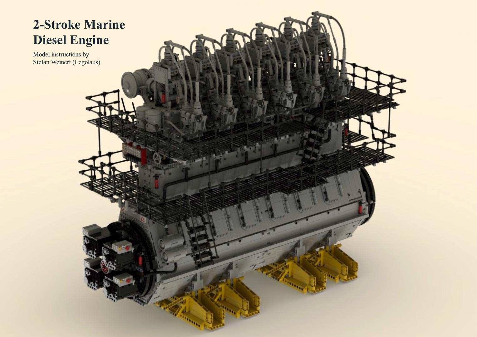 2-Stroke Marine Diesel Engine (Mindstorms Version)