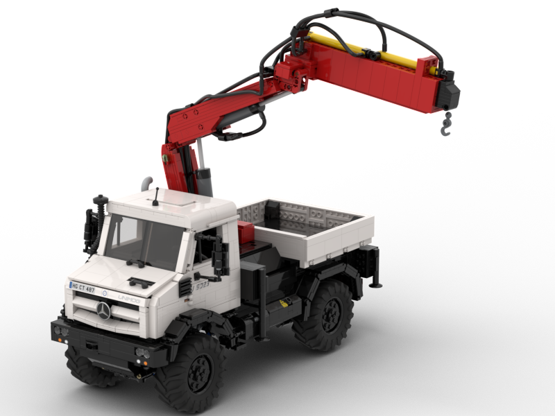 PNEUMATIC KNUCKLE BOOM CRANE MODULE FOR UNIMOG U5023