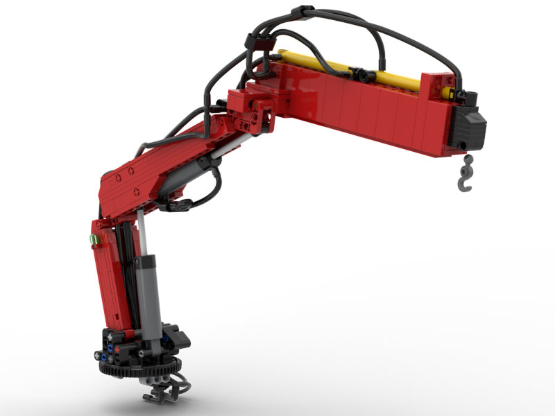 PNEUMATIC KNUCKLE BOOM CRANE