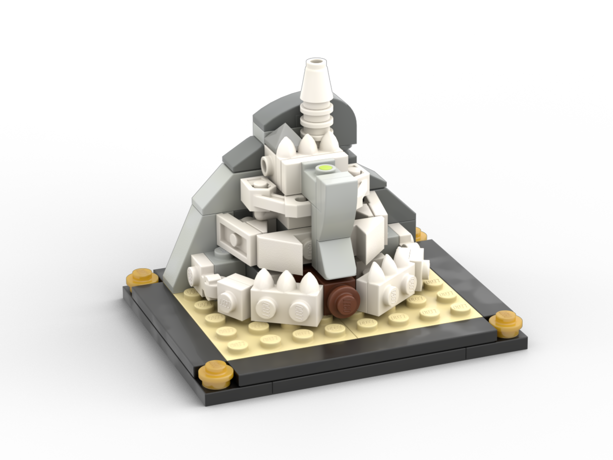 Miniature Minas Tirith MOC